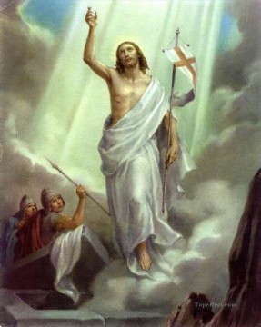 résurrection du Christ Peinture à l'huile